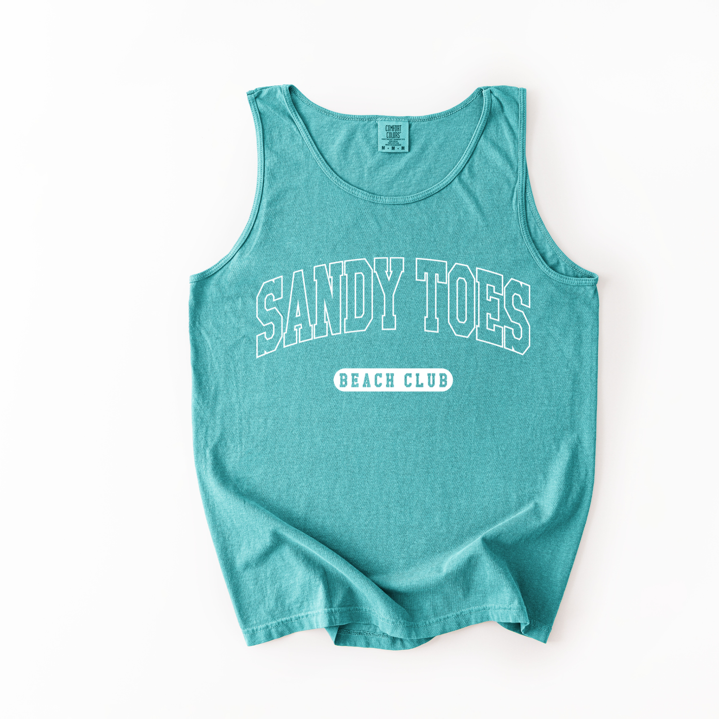 Sandy Toes Comfort Colors Tank | Beachy Tank Top