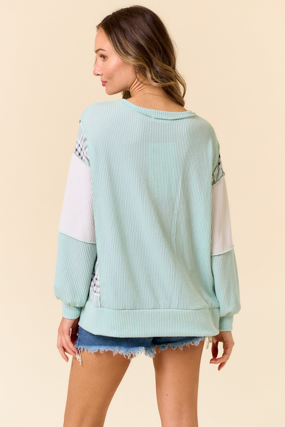 Its A Happy Day Plaid Top