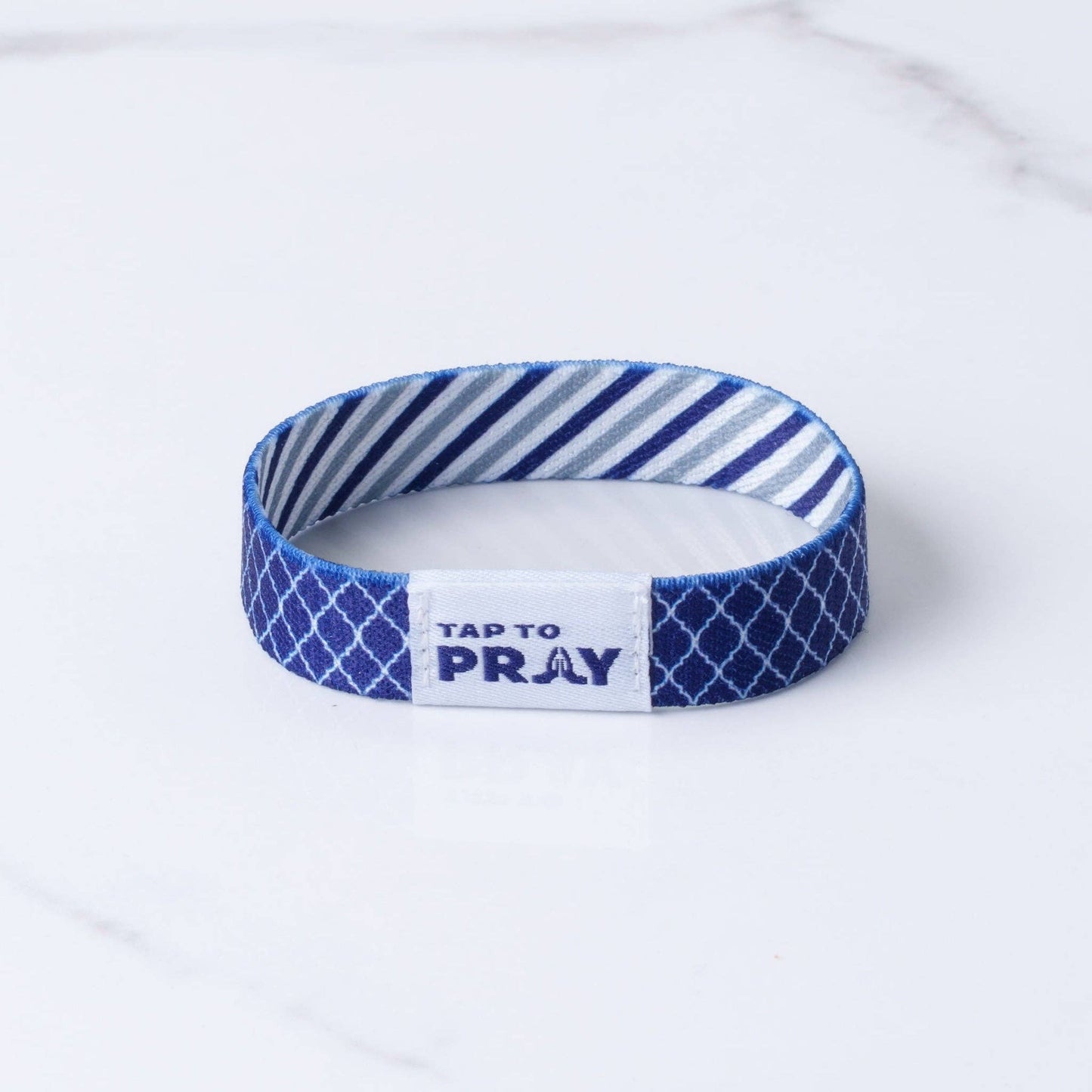 Tap To Pray® Wristband – Graphite & Ink