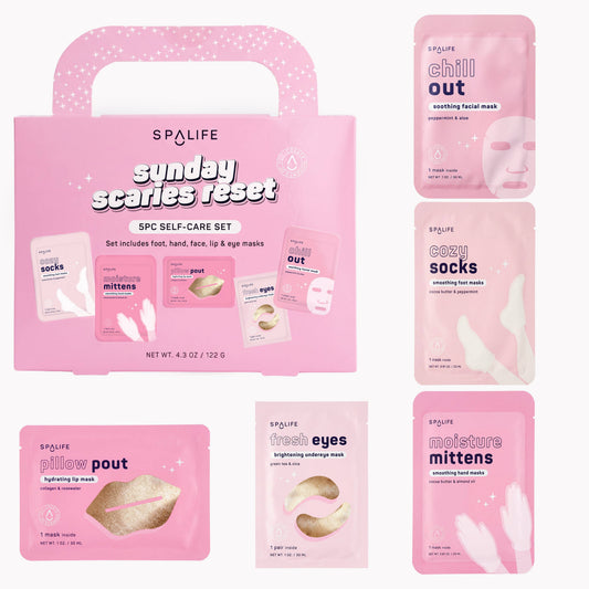Christmas Holiday Sunday Scaries Reset | 5 Piece Self-Care Reset Gift Set
