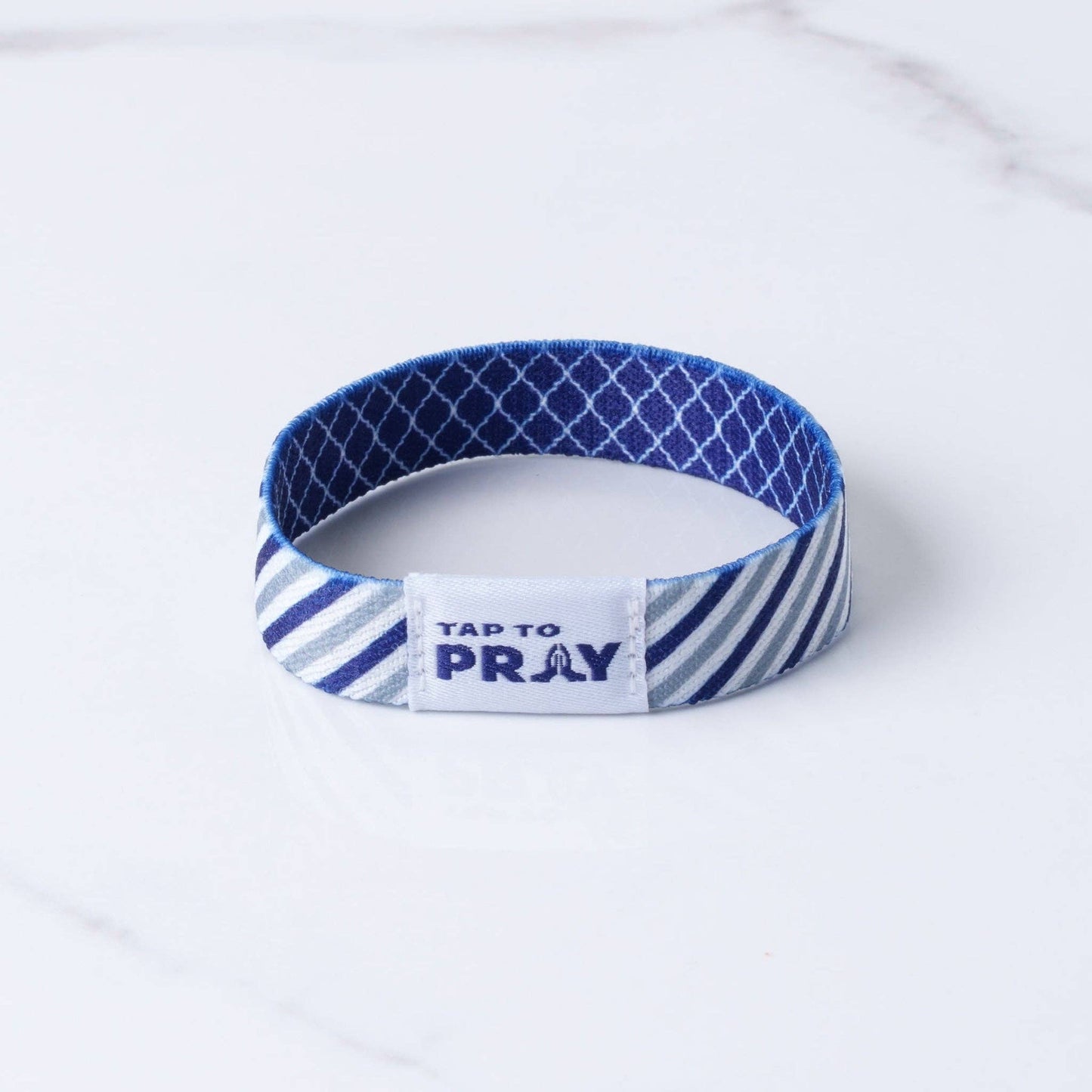 Tap To Pray® Wristband – Graphite & Ink