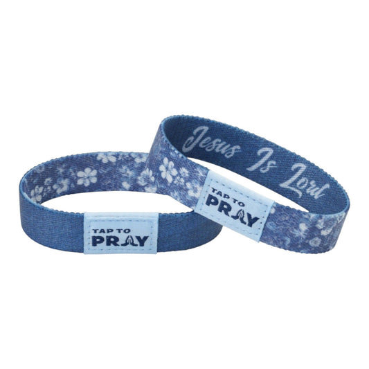 Tap To Pray® Wristband – Wildflower - Jesus Is Lord