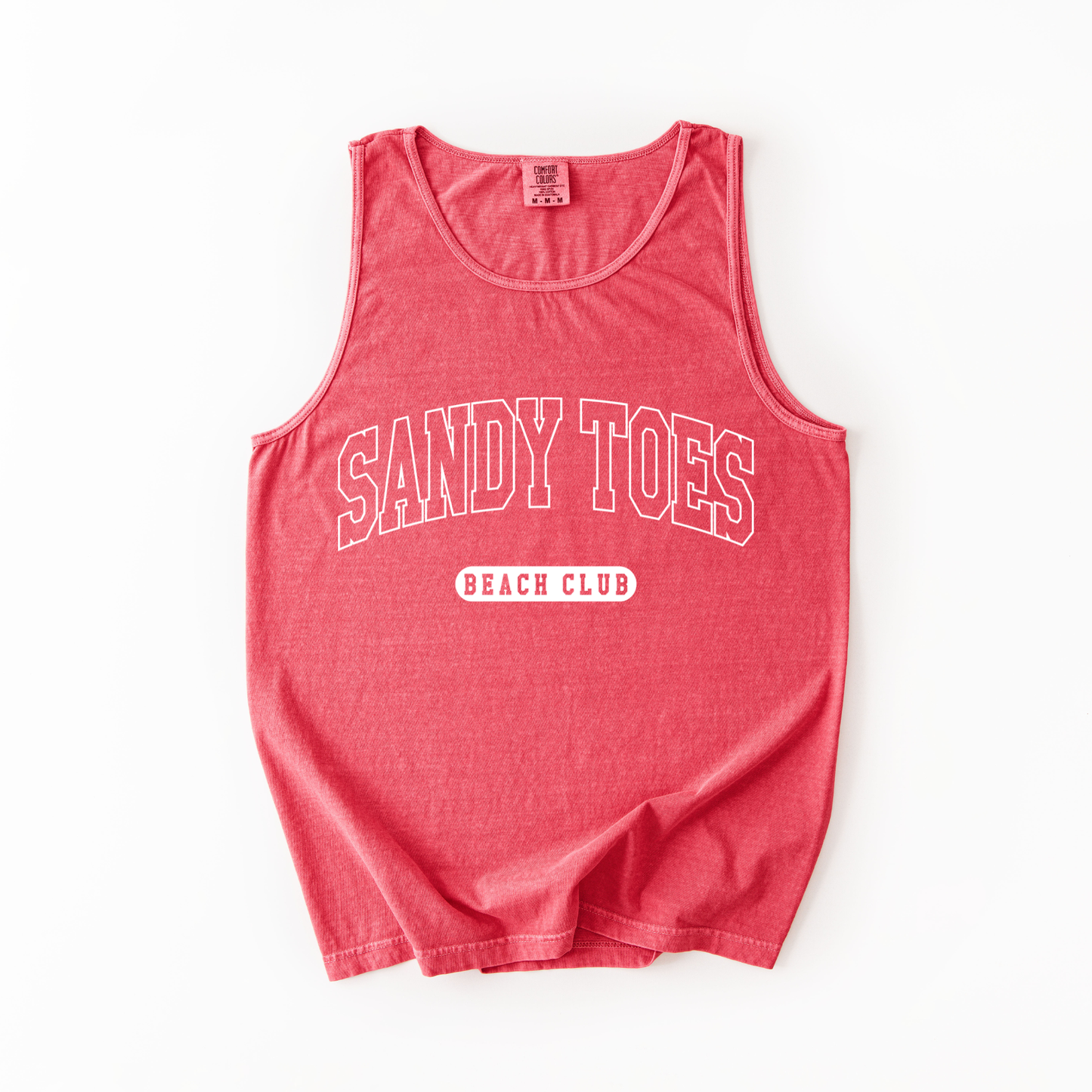 Sandy Toes Comfort Colors Tank | Beachy Tank Top