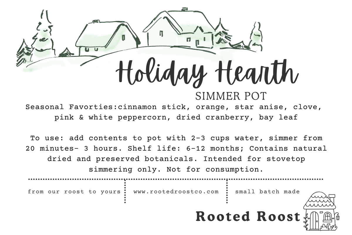 Cozy Comfort & Holiday Hearth Simmer Pot