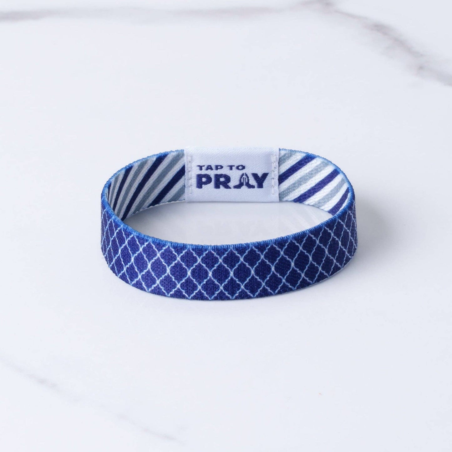 Tap To Pray® Wristband – Graphite & Ink