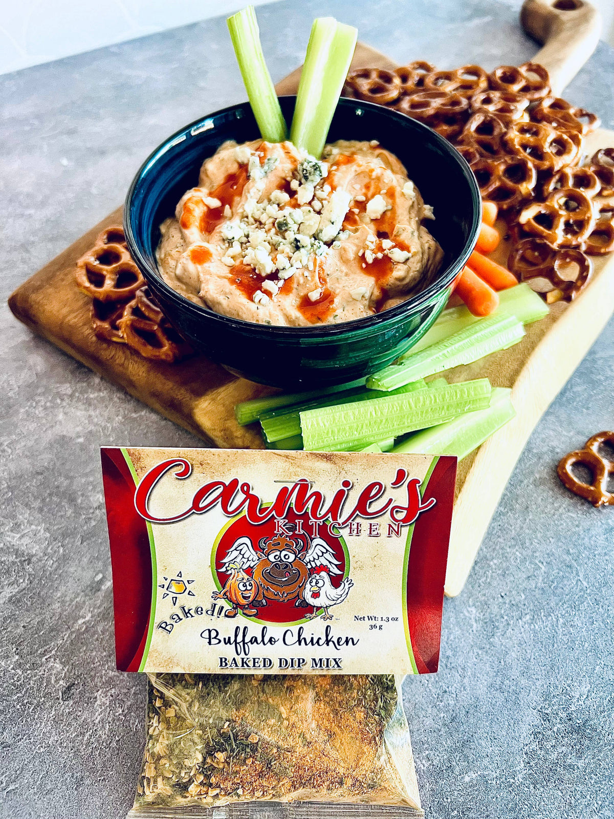 Buffalo Chicken Baked Dip Mix
