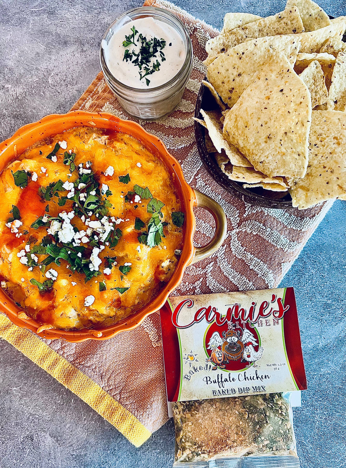 Buffalo Chicken Baked Dip Mix