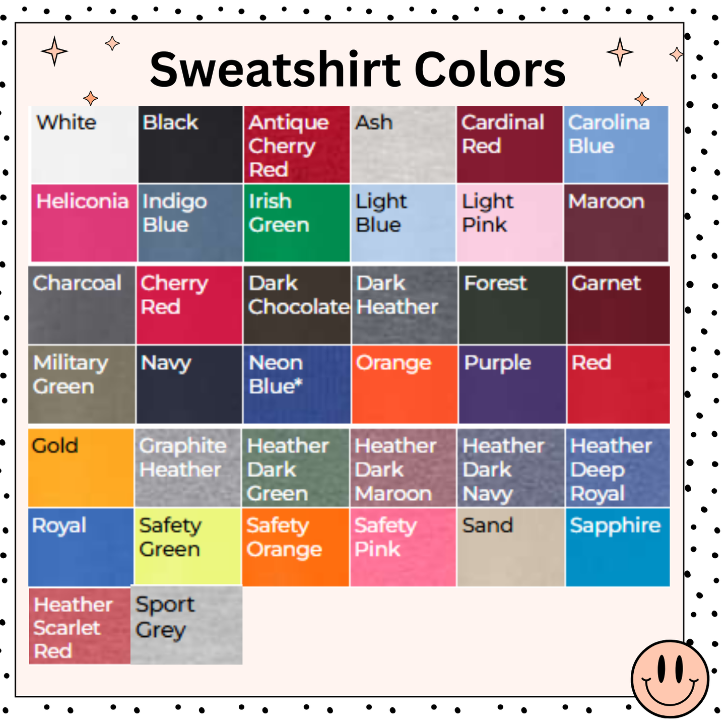 Puff Mascot Embroidered Sweatshirts