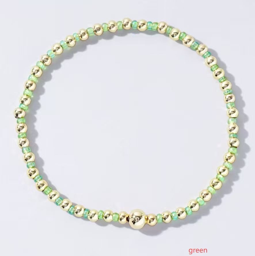 Boho Colorful Ball Beaded Bracelet