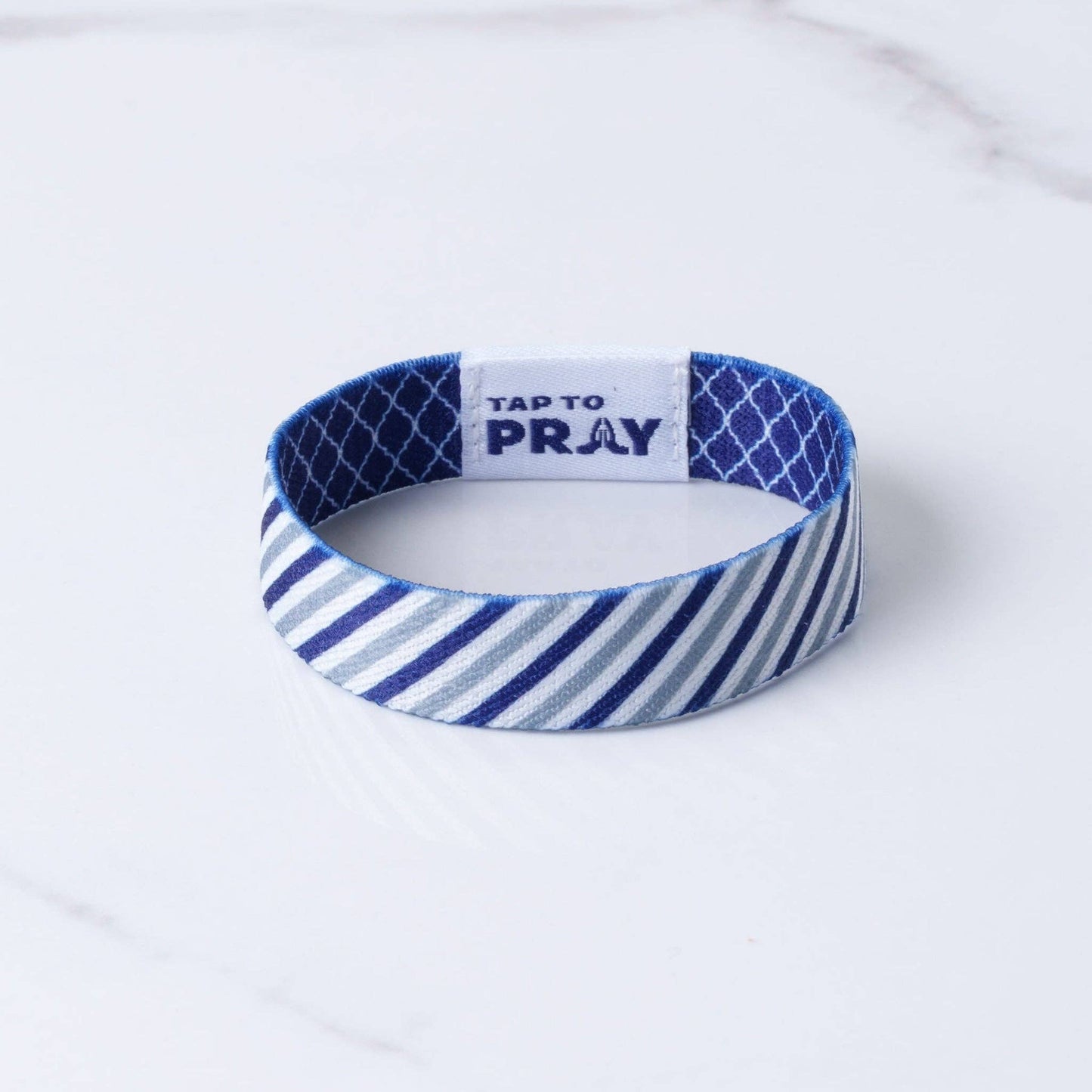 Tap To Pray® Wristband – Graphite & Ink