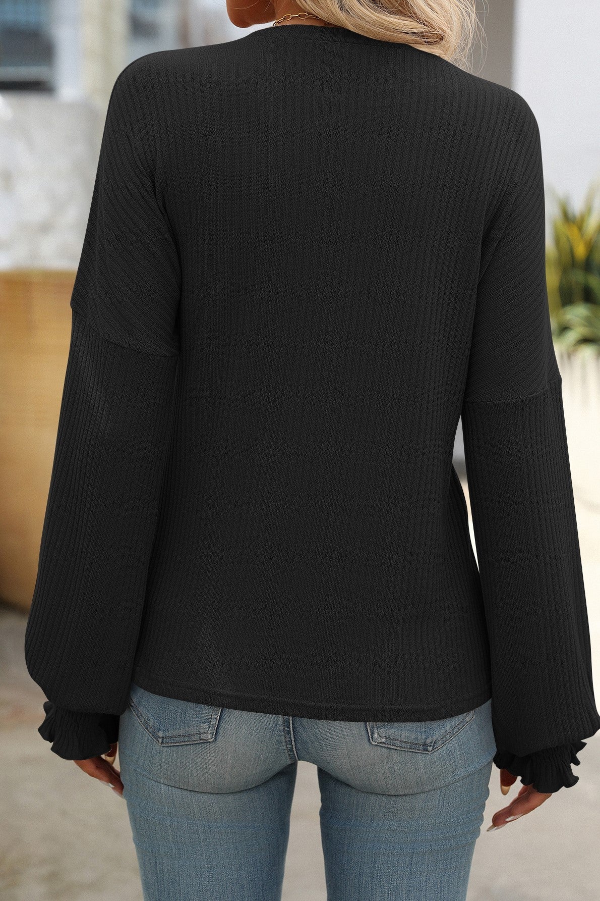 Solid Round Neck T-shirt