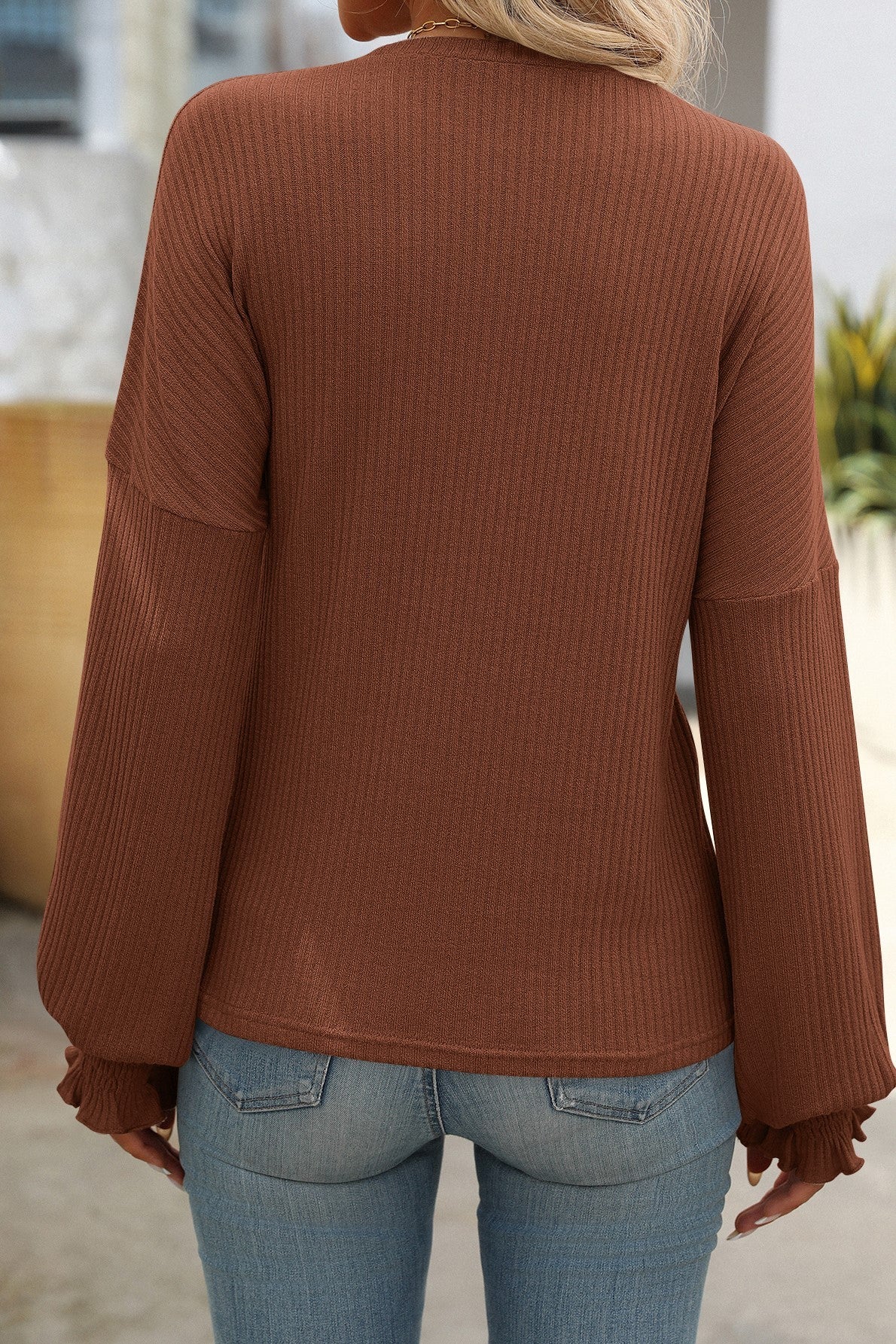 Solid Round Neck T-shirt