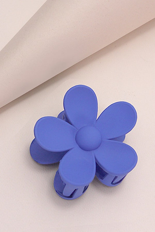 Oversize Matte Flower Hair Claw Clips