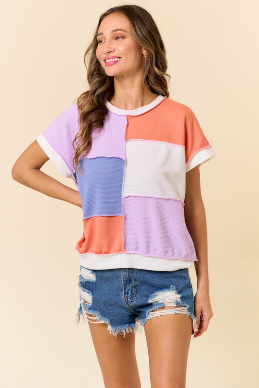 Ellas Color Block Top