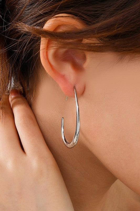 18k Stainless Steel Waterproof Tarnish Free Hoops