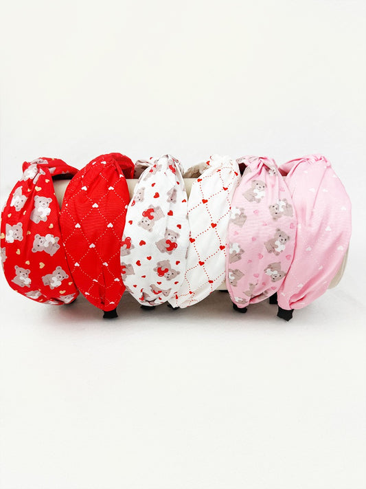 Heart And Teddy Bear Sweet Heart Headband