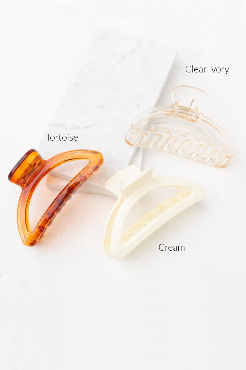 Half Moon Claw Clip