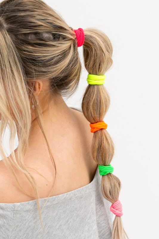Zig Zag Hair Tie - 10 Pack