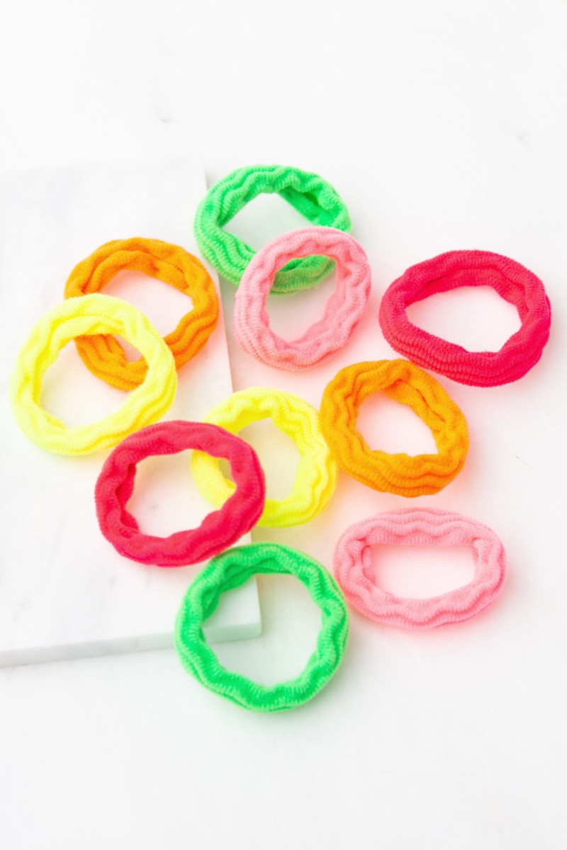Zig Zag Hair Tie - 10 Pack