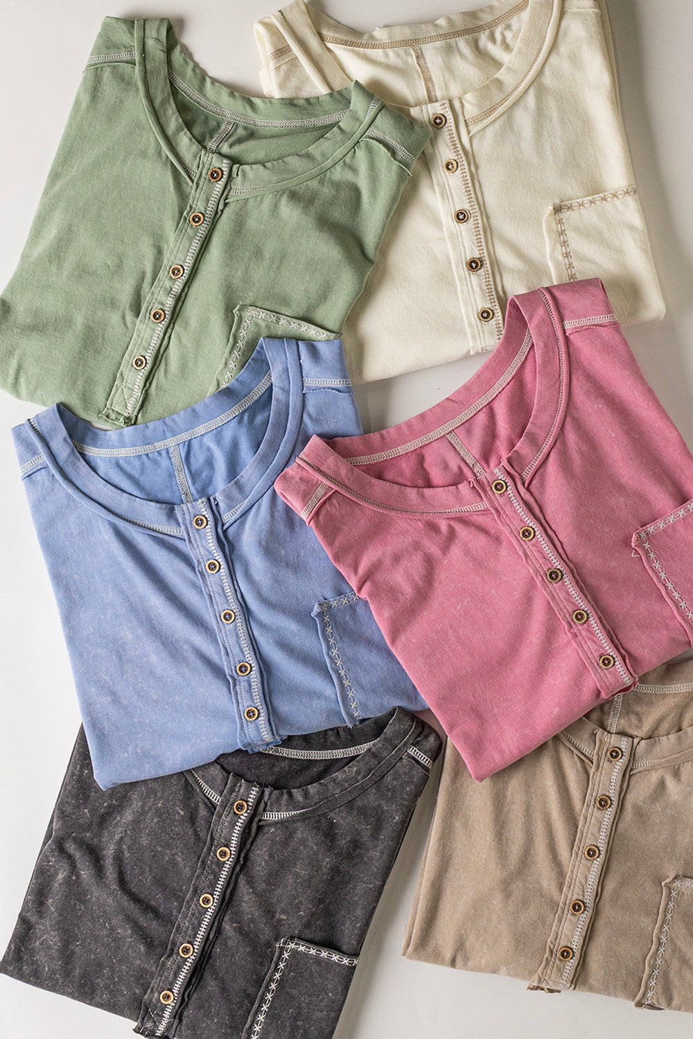 Mineral Washed Oversized Comfy Knit Top
