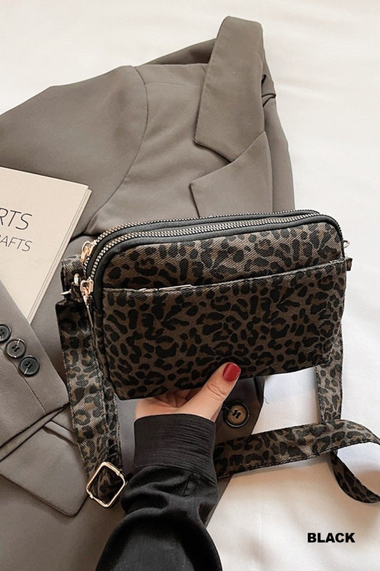 Leopard Pu Crossbody Bag