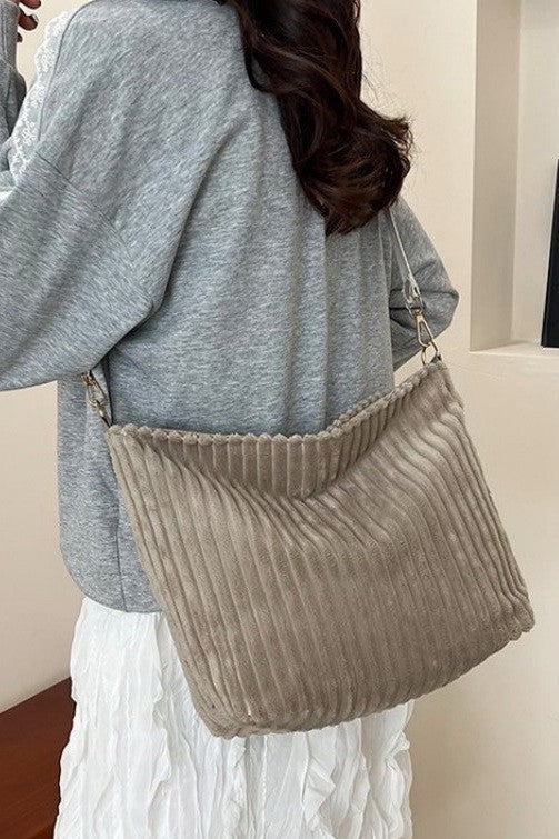 Corduroy Aztec Guitar Shoulder Strap Tote Bag