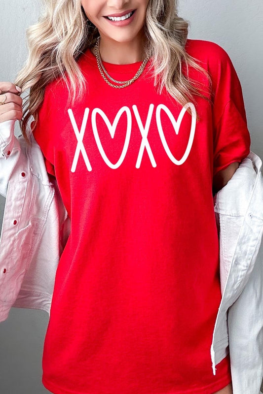 Xoxo Valentine Graphic Heavy Cotton Tee
