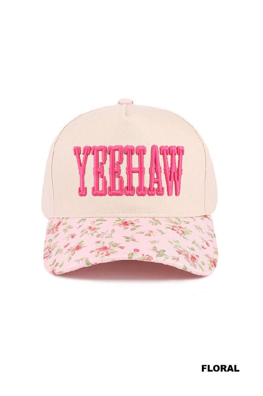 Yeehaw Two-tone Canvas Cotton Cap