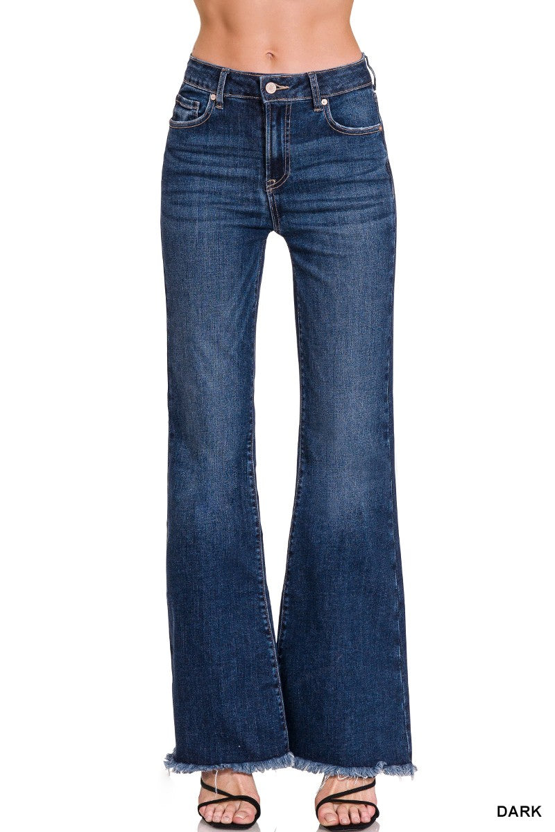 High Rise Bell Bottom Jeans