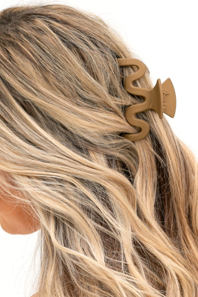 Zig Zag Hair Claw Clip