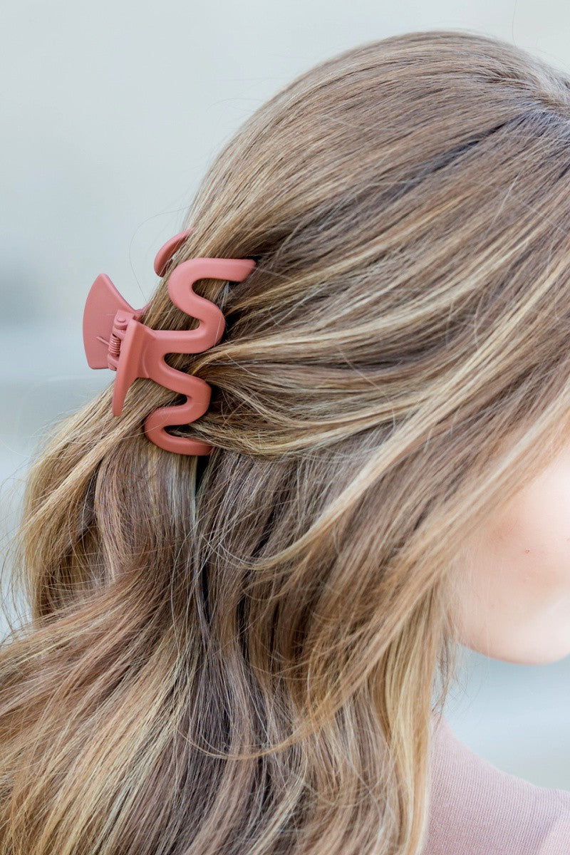 Zig Zag Hair Claw Clip